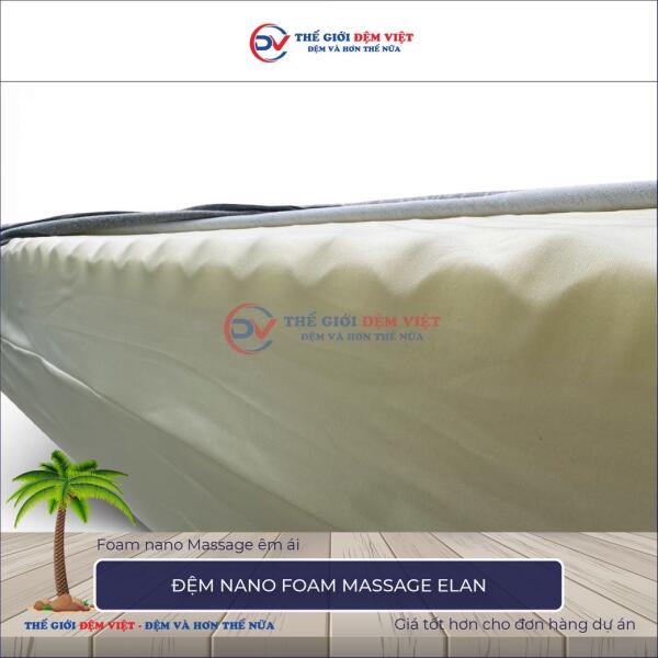 Đệm nano foam Massage Elan